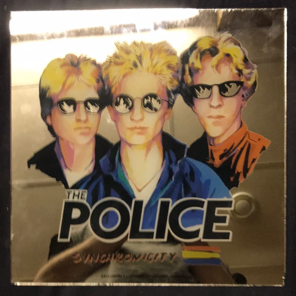 Vintage Carnival Mirror Art Rock Band